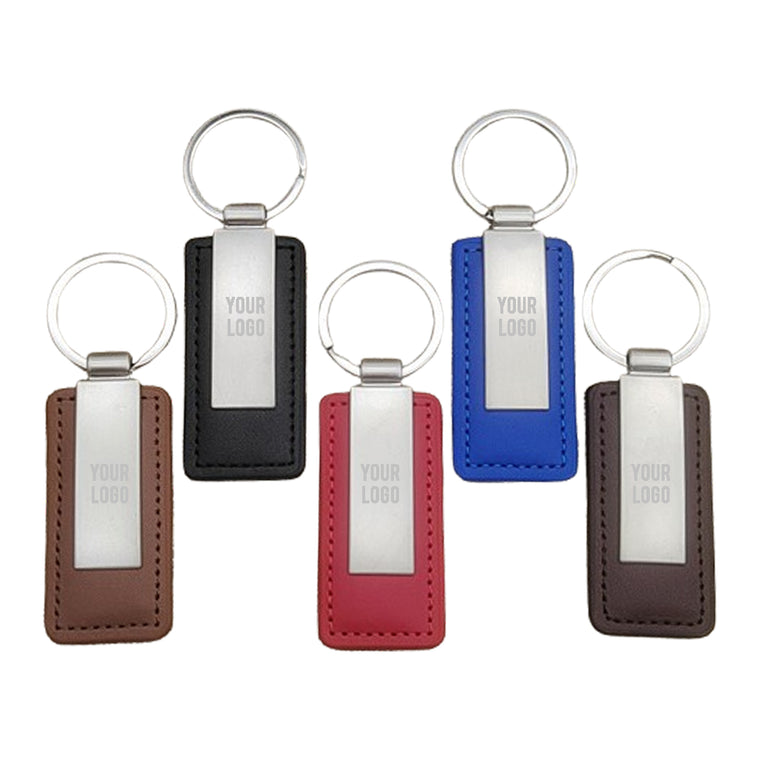 Pu Leather Car Keychain