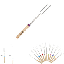 Wood Handle Telescoping Bbq Fork