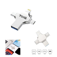 128GB MultiFunction 4 In 1 USB Flash Drive