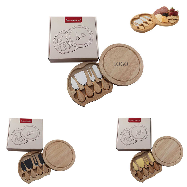 Harper Mini Bamboo Cheese Board Knife Set