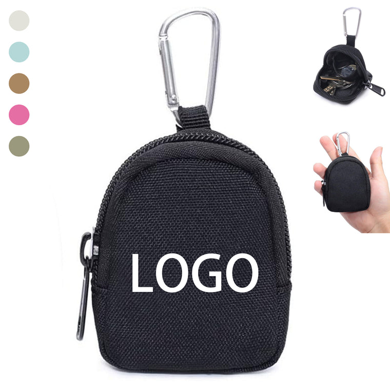 Mini Coin Purse With Carabiner