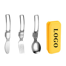 Stainless Steel Folding Picnic Cutlery Set