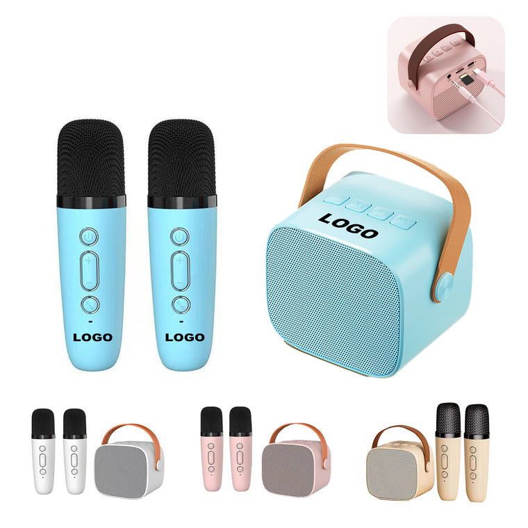 Portable Bluetooth Speaker With Wireless Microphone