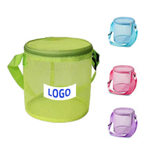 Beach Mesh Shell Bag With Adjustable Straps