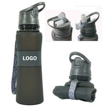 22 Oz Silicone Collapsible Water Bottle