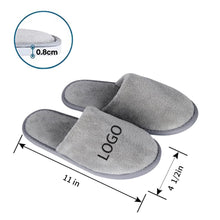 Coral Fleece Average Size Hotel Slippers