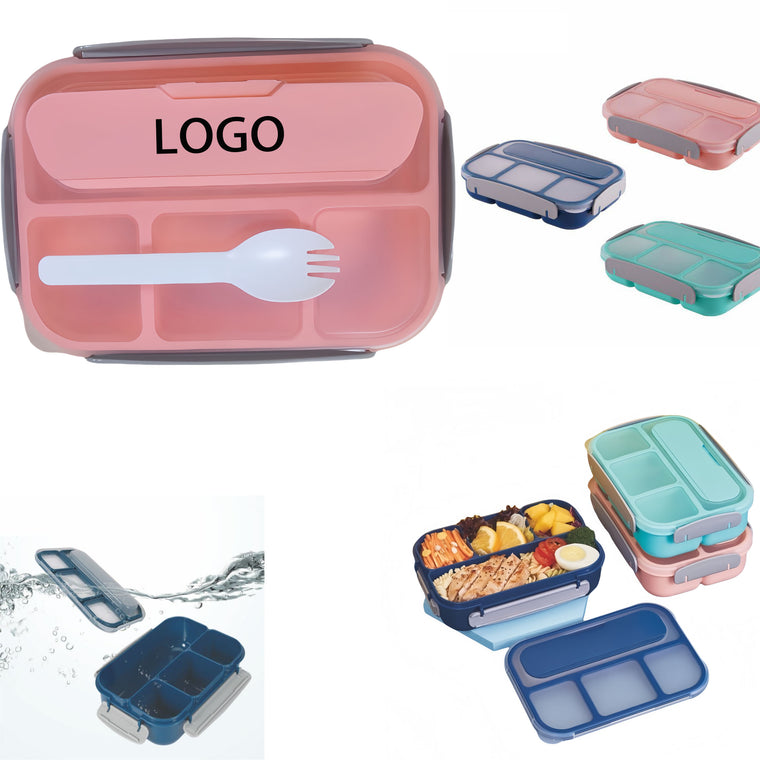 4 Compartment Portable Lunch Box