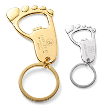 Little Foot Metal Bottle Opener Keychain