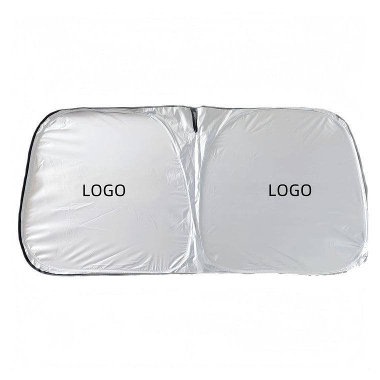 Silver Coated Fabric Car Suv Windshield Foldable Parasol