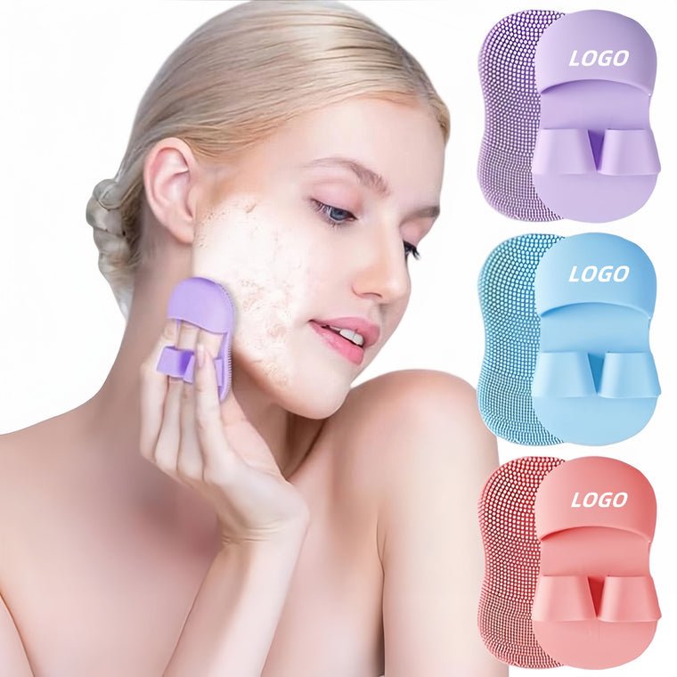 Mini Finger Face Wash Brush Soft Bristle Silicone Brush