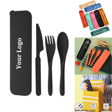 3 Pieces Wheat Straw Cutlery Utensil Set