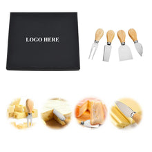 Stainless Steel Cheese Knife Set Of 4 With Box