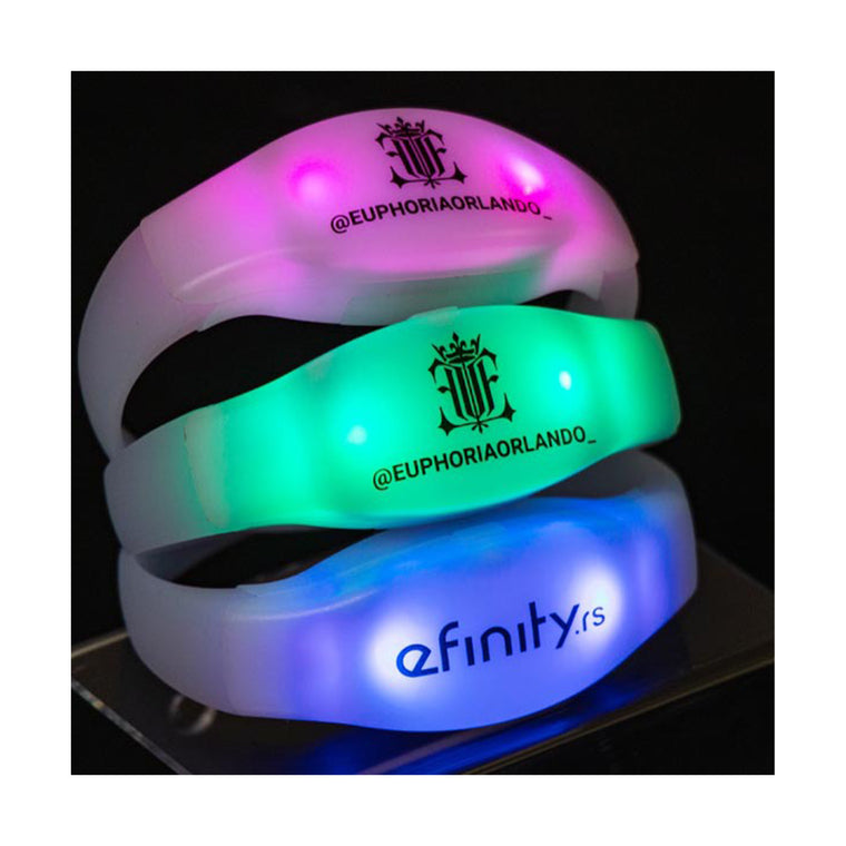 Monochrome Button Led Light Bracelet