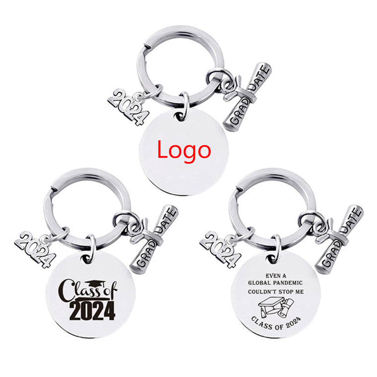 Metal Keychain Memorial Decoration