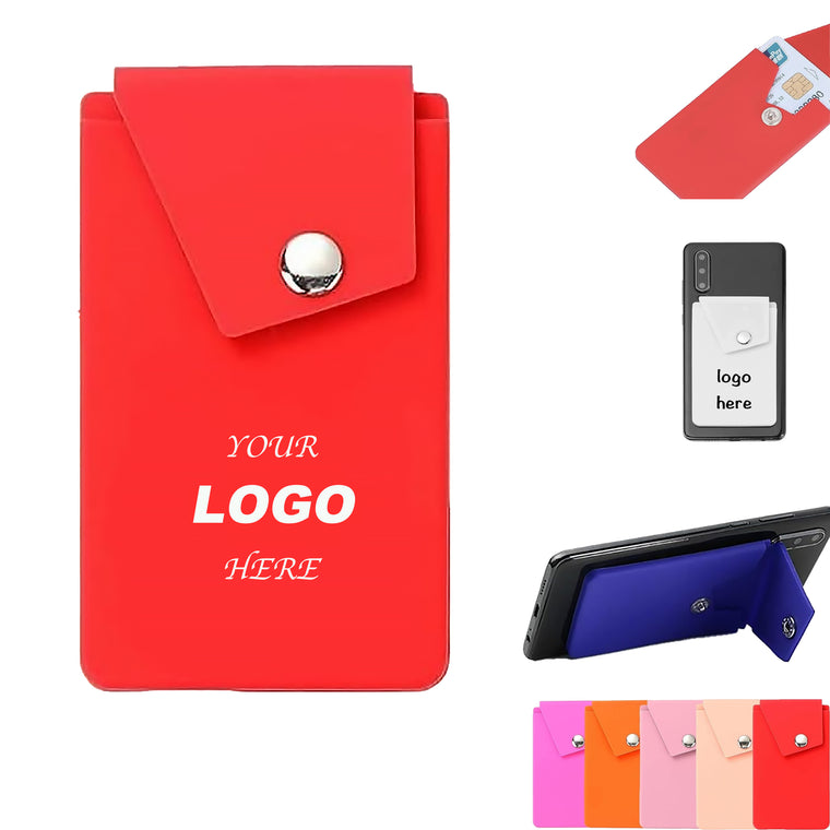 Silicone Button Phone Holder Back Sticker Card Cover