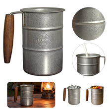Retro Industrial Style Stainless Steel Cup