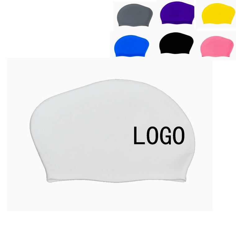 Large Silicone Swim Cap For Women With Long Hair