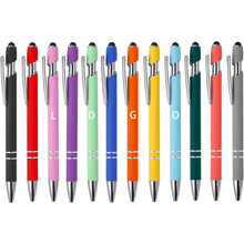 2 In 1 Retractable Metal Stylus Ballpoint Pen