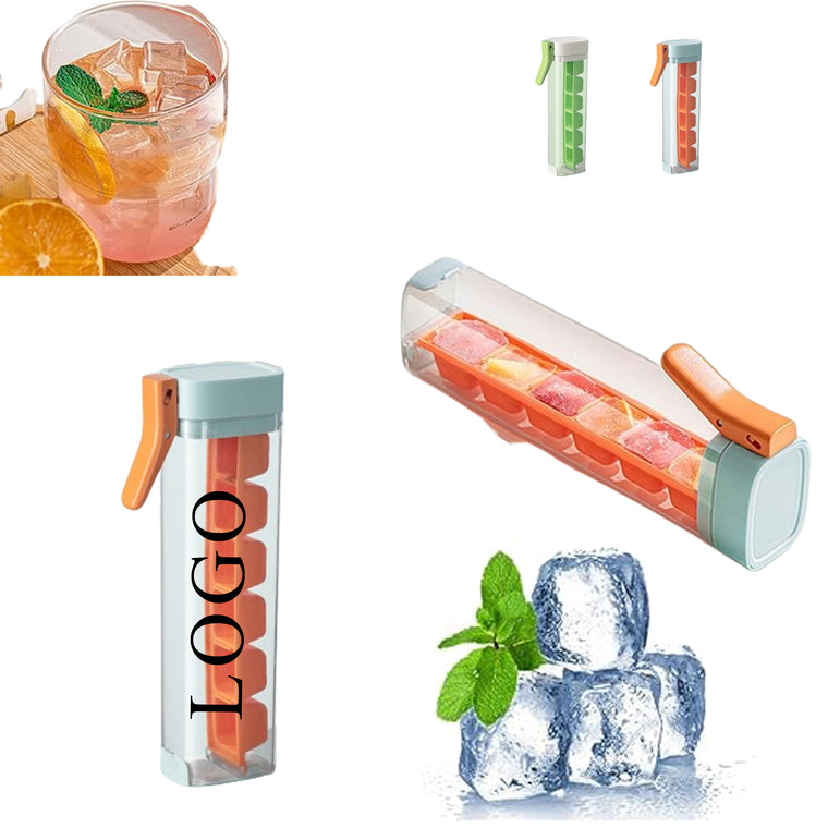 Ice Cube Tray With Lid & Bin
