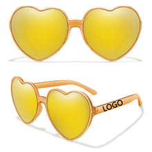 Solid Color Heart Shaped Sunglasses