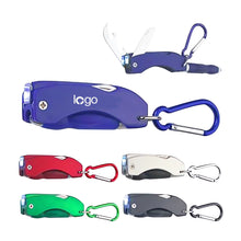 Multi-Function Ballpoint Pen With Buckle Knife Tool