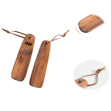 6" Short Handle Wooden Shoe Horn