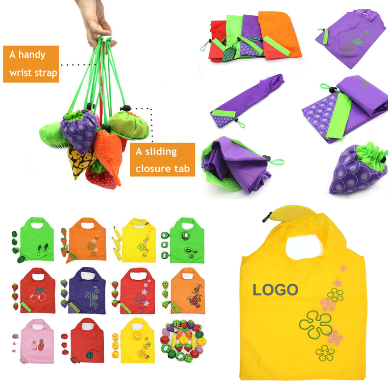 Fruits Shaped Grocery Shopping Tote Bags