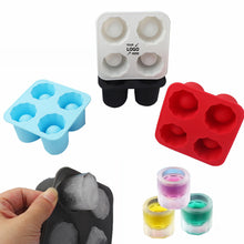4-Cavity Ice Shot Glass Mold