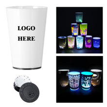 12Oz Auto-Sensing Led Flashing Glow Cup On Water Pour