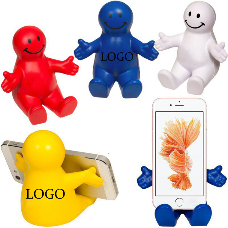 Custom Happy Dude Cell Phone Stand Stress Reliever