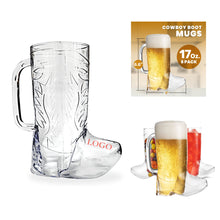 17oz Handle Plastic Cowboy Boot Cup
