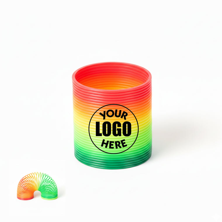 Mini Colorful Rainbow Ring Children's Spring Ring