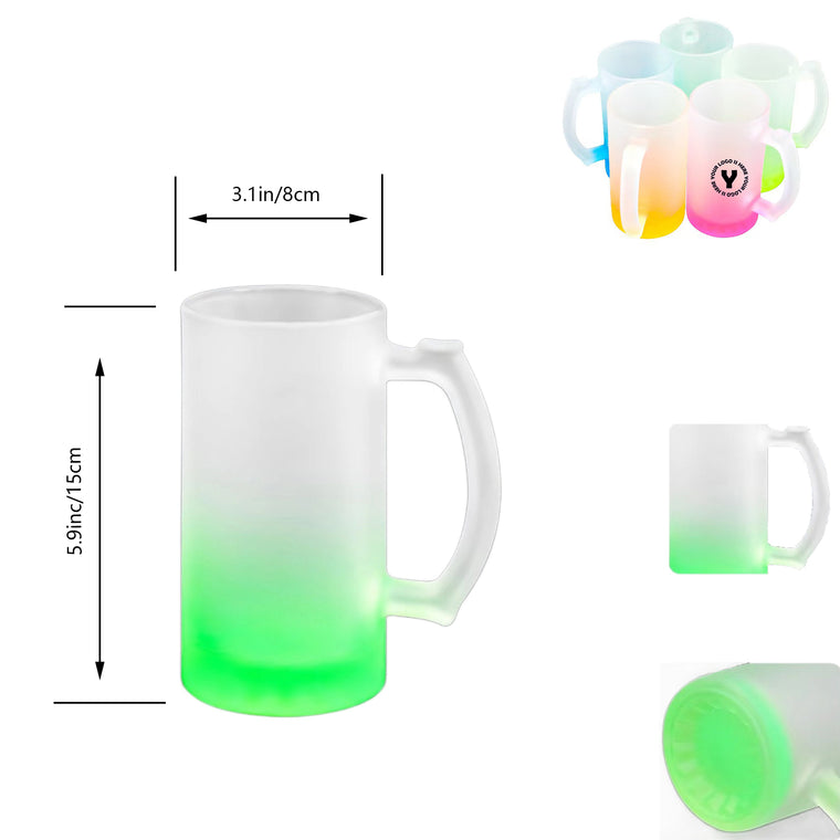 16Oz Beer Glass With Gradient