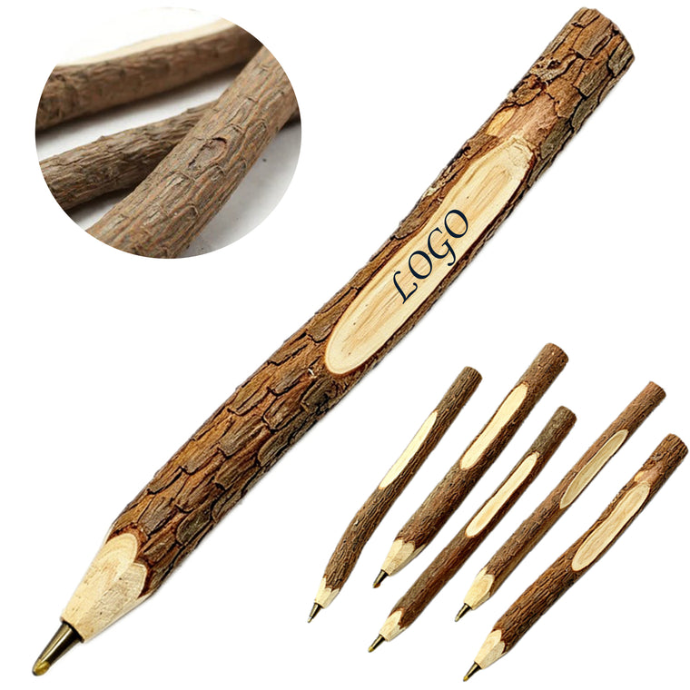Natural Bark Texture Ballpoint Pen