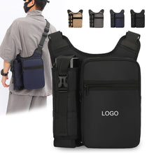 Crossbody Bag Sling Backpack W/ Water Bottle Pocket Hiking