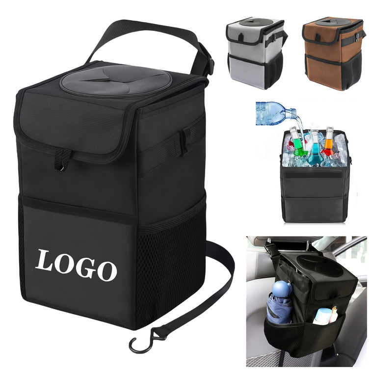Foldable Waterproof Car Trash Can Car Storage Organizer