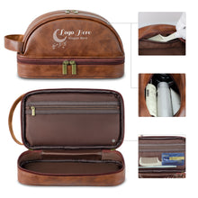 Leather Retro Waterproof Travel Toiletry Bag