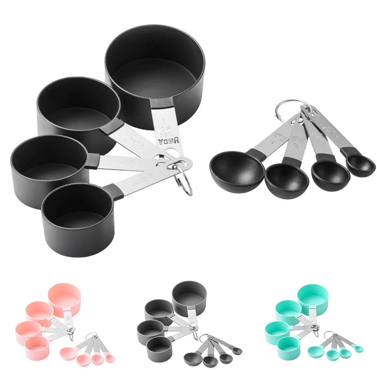 8 Piece Measuring Cups and Spoons Set