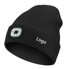 Led Beanie Hat With Light