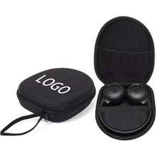 Black Color Hard Shell Large Carrying Headphones