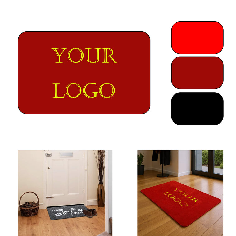 Custom Logo Anti-Slip Door Mat For Home Entry