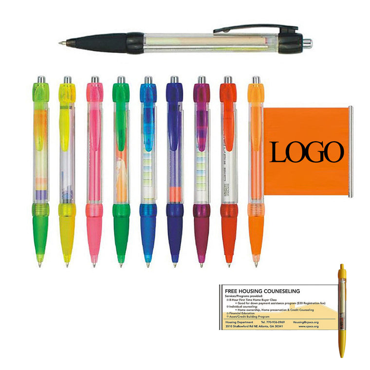 Pull-Out Banner Ballpoint Pen