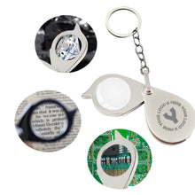 Folding Key Chain Magnifying Glass