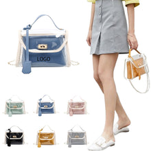 Clear Crossbody Bag with Removable Wristlet Pouch/ Jelly Bag