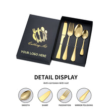 Stainless Steel 4 Piece Dinnerware Gift Set