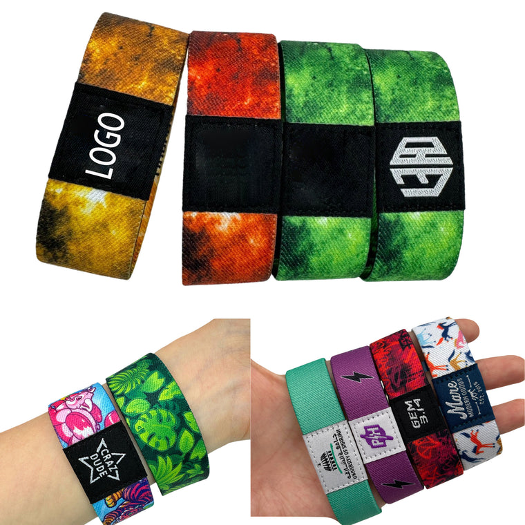 Stretchy Elastic Band Event Wristband