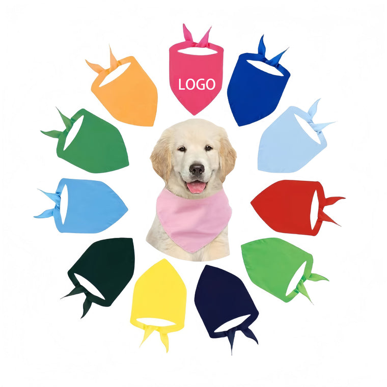 Simple Polyester Pet Dog Bandana