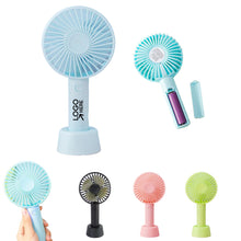 Usb Rechargeable Handheld Fan With Base