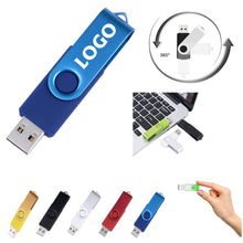 8GB Metal Rotating USB Drive