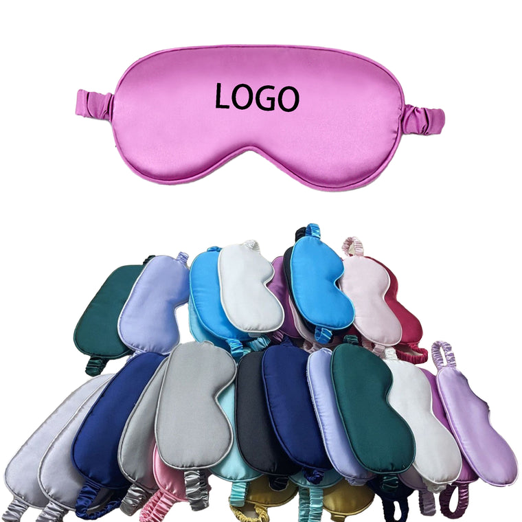 Eye Mask With Imitation Silk Strap